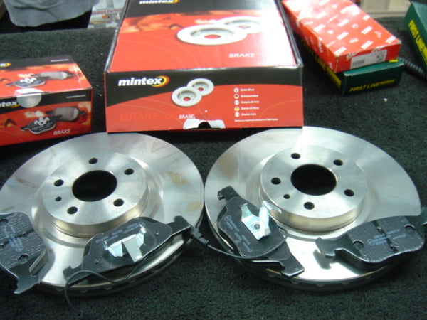  FOR FIAT MULTIPLA 1998-2005 MINTEX BRAKE DISCS MINTEX BRAKE PADS