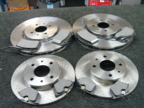  FOR FIAT COUPE 2.0 20V  FRONT & REAR BRAKE DISCS & PADS 