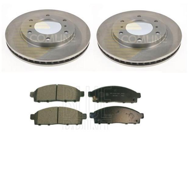 FOR MITSUBISHI L200 ANIMAL WARRIOR DIAMOND FRONT  BRAKE DISCS & PADS