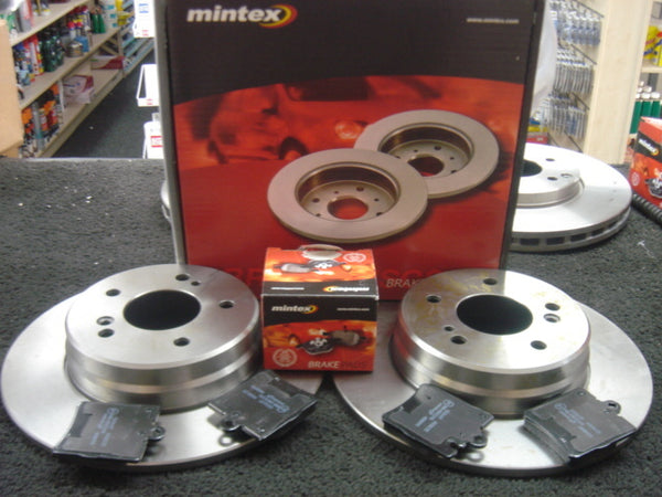 FOR CLK200 CLK230 CLK240 CLK270 CLK320 CLK430 MINTEX BRAKE DISCS PADS REAR