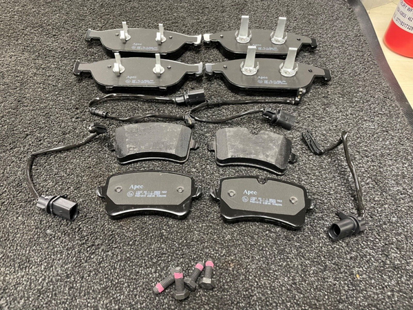 FOR AUDI A7 TDI QUATTRO S LINE BLACK EDITION FRONT AND REAR BRAK PADS SET