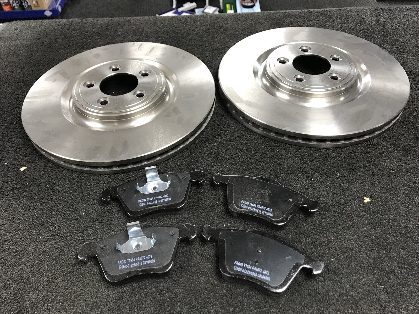 JAGUAR XJ8 XJR XK8 5.0 XKR 4.2 SUPERCHARGED V8 BRAKE DISC PAD FRONT 355MM TEEVES