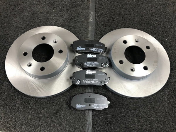 FOR HYUNDAI i10 1.0 1.1 & 1.1 CRDi 2007-2012 FRONT BRAKE DISCS AND PADS SET NEW