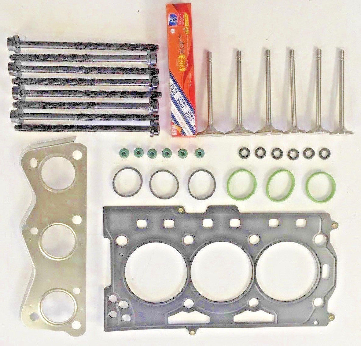 VW POLO FOX SKODA FABIA SEAT IBIZA 1.2 6V HEAD GASKET SET HEAD BOLTS VALVES