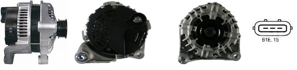 BMW  730d 2.9 (E38) 306D1 ALTERNATOR WITH PULLEY 1999-2001 120 AMP NEW
