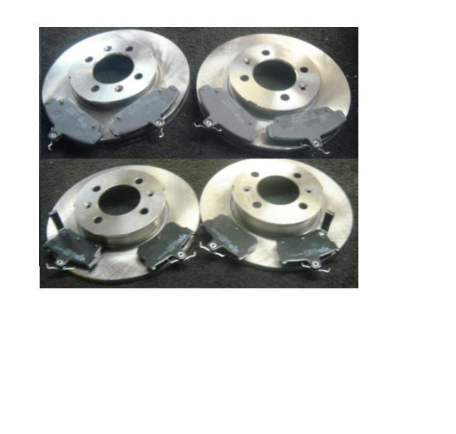 ROVER MGF MG-F 1995-2001 BRAKE DISC BRAKE PADS FRONT REAR BRAKE DISC