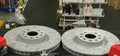 AUDI A6 C6  4.2 QUATTRO BRAKE DISC CROSS DRILLED GROOVED BRAKE PADS REAR