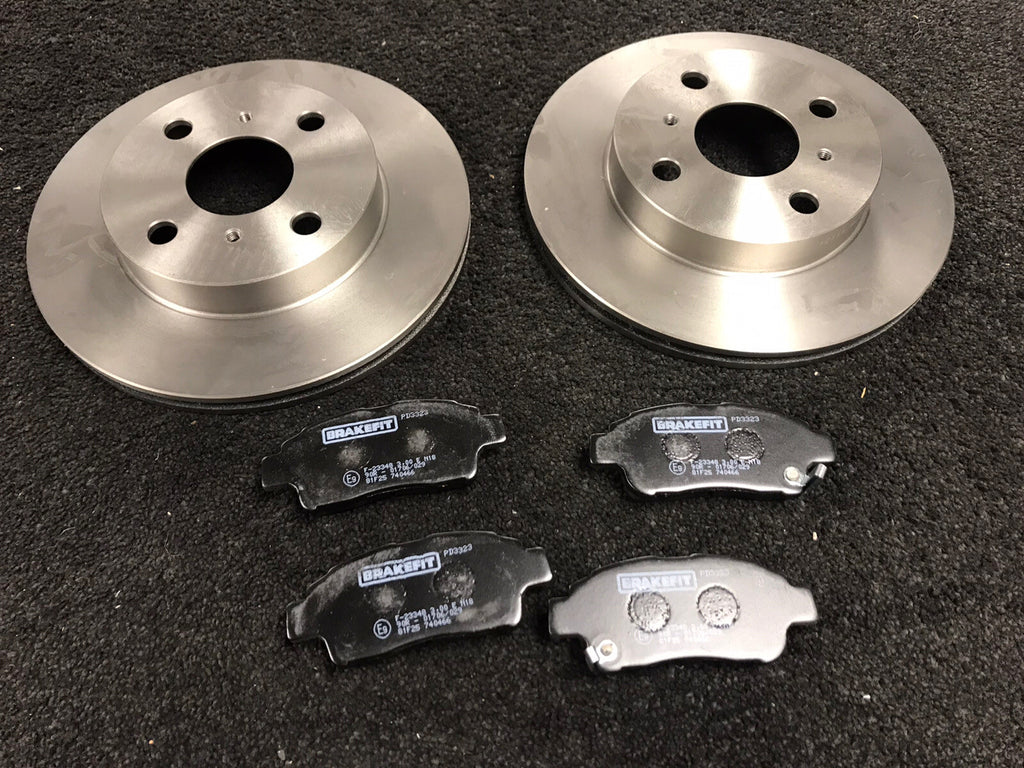 FOR TOYOTA YARIS VITZ 1.0 1.3 VVTI 2005-2011 FRONT BRAKE DISC PADS JT CHASSIS