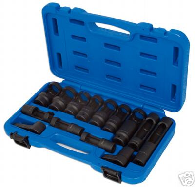 DIESEL INJECTOR LAMBDA SOCKET SET 14 PIECE