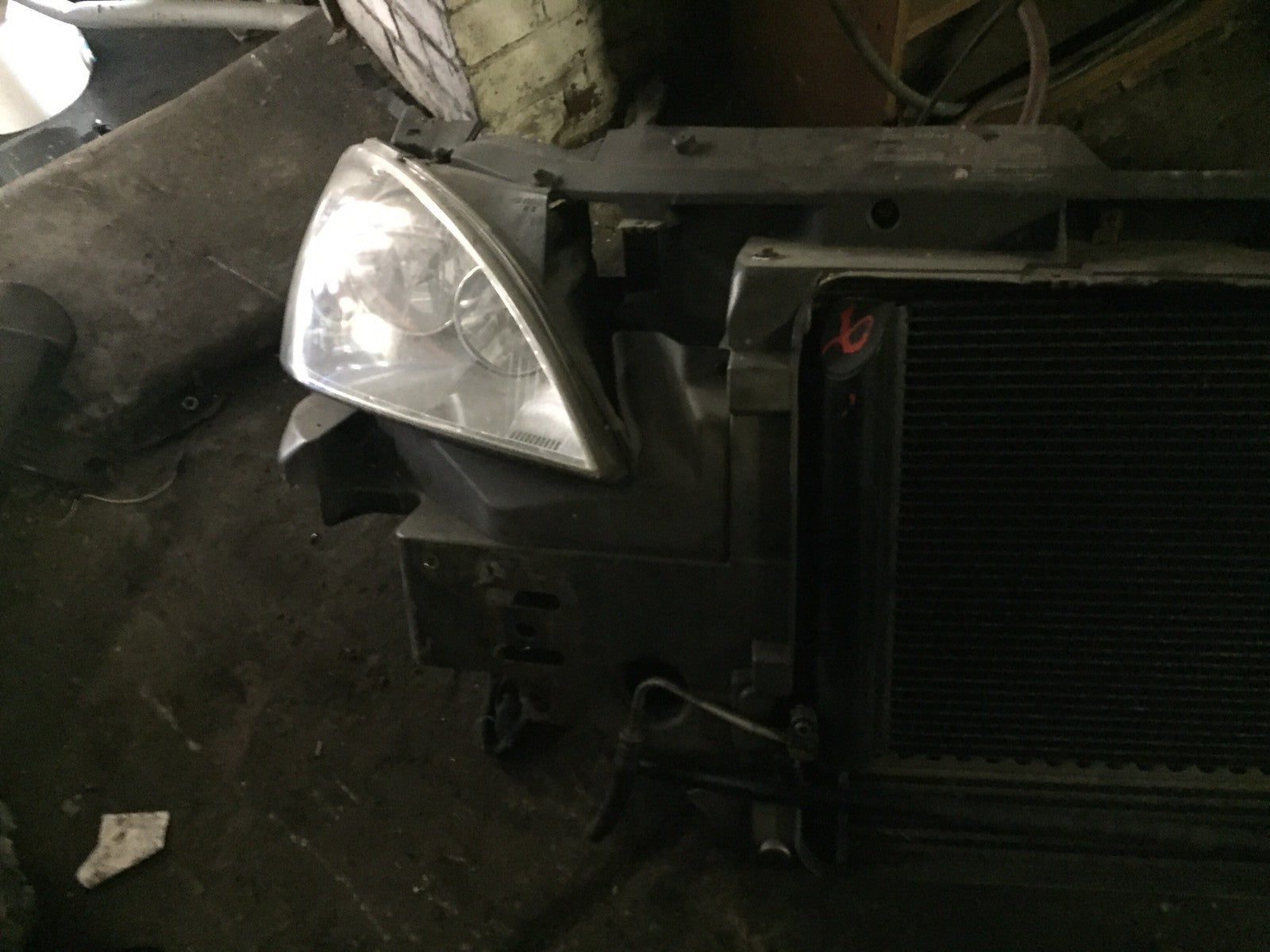 FRONT PANEL COMPLETE RADIATOR HEAD LIGHTS FORD GALAXY MK2  