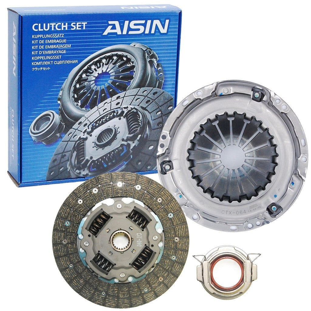 3PCE GENUINE AISIN CLUTCH KIT FOR TOYOTA AYGO MK2 KGB40 1.0 2014-16 1KR-FE