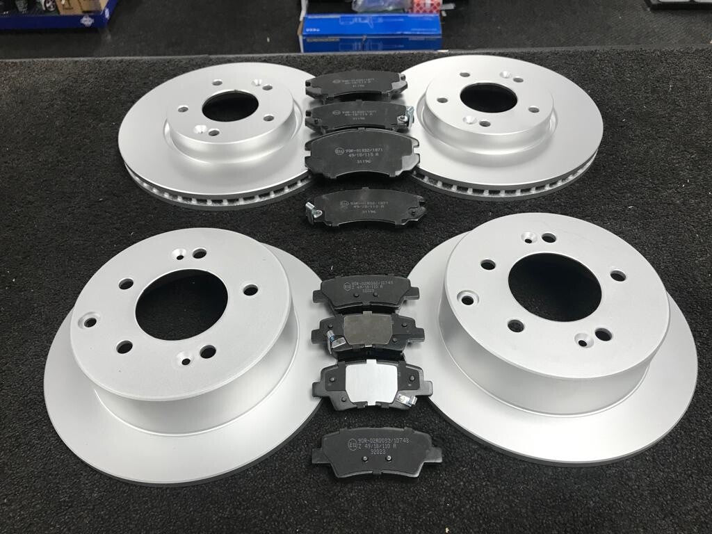 FOR KIA SOUL 1.6 & 1.6 CRDi 2009-2014 FRONT REAR BRAKE DISCS BRAKE PADS SET NEW 