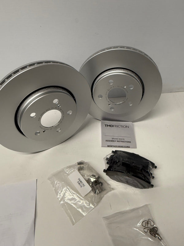 BRAND NEW FRONT BRAKE DISCS PAD SET FIT TOYOTA CHR CH-R PETROL/HYBRID 298MM