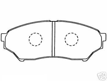 FOR MITSUBIHSI SHOGUN PININ FRONT BRAKE PADS NEW 