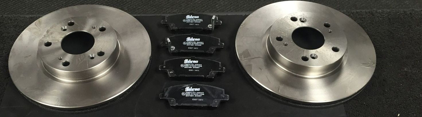 CIVIC TYPE 2.2 CTDI 1.4 1.8 1.6 06 FRONT BRAKE DISCS AND  PADS 