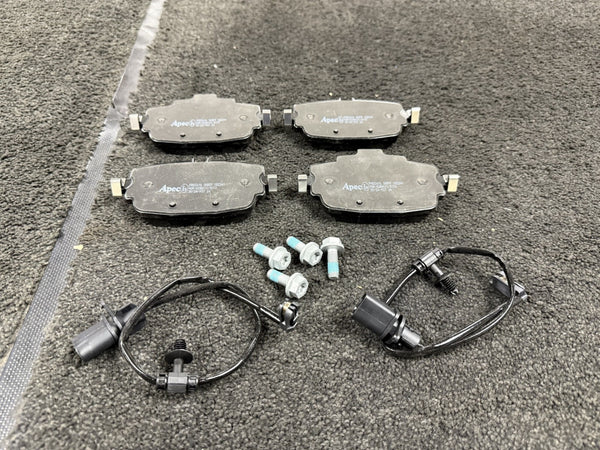 BENTLEY BENTAYGA 2015-24 SEMI METALIC REAR BRAKE PADS +SENSORS
