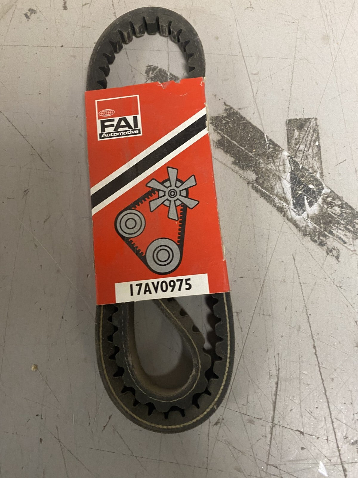 GENUINE FAI FAN BELT FITS COGGED FAN BELT 17AV0975