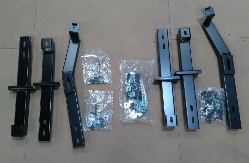 GENUINE VOLKSWAGEN TOUAREG MK2 V6 V8 7P 2011-17 RUNNING BOARD SIDE STEPS SILVER