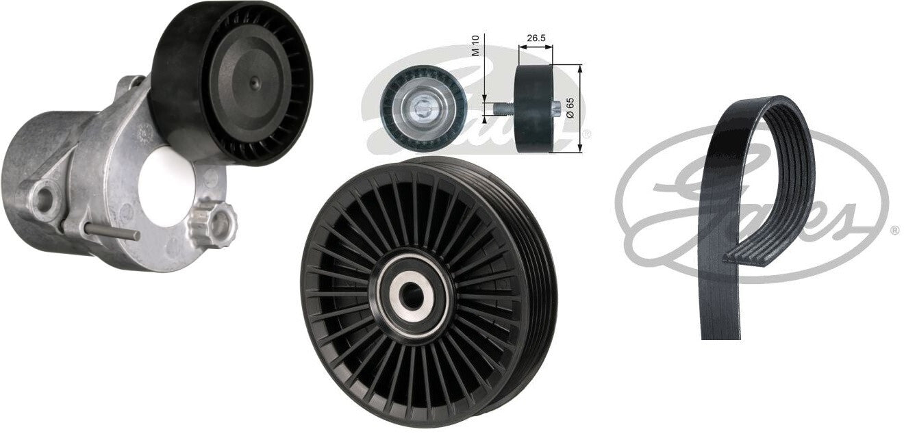 FOR MERCEDES E300 S212, W212 2.2D 12 to 16 OM651.924 Drive BELT TENSIONER KIT