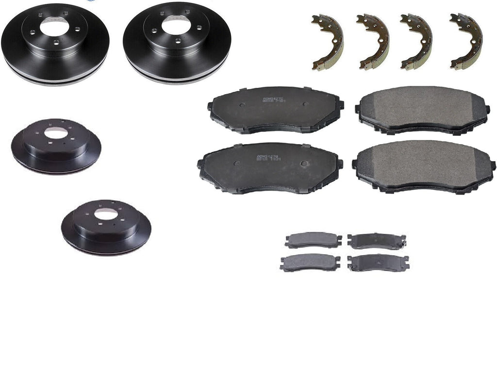 FOR MAZDA BONGO FRIENDIE FREDA IMPORT BRAKE DISCS  FRONT REAR BRAKE PAD SHOES