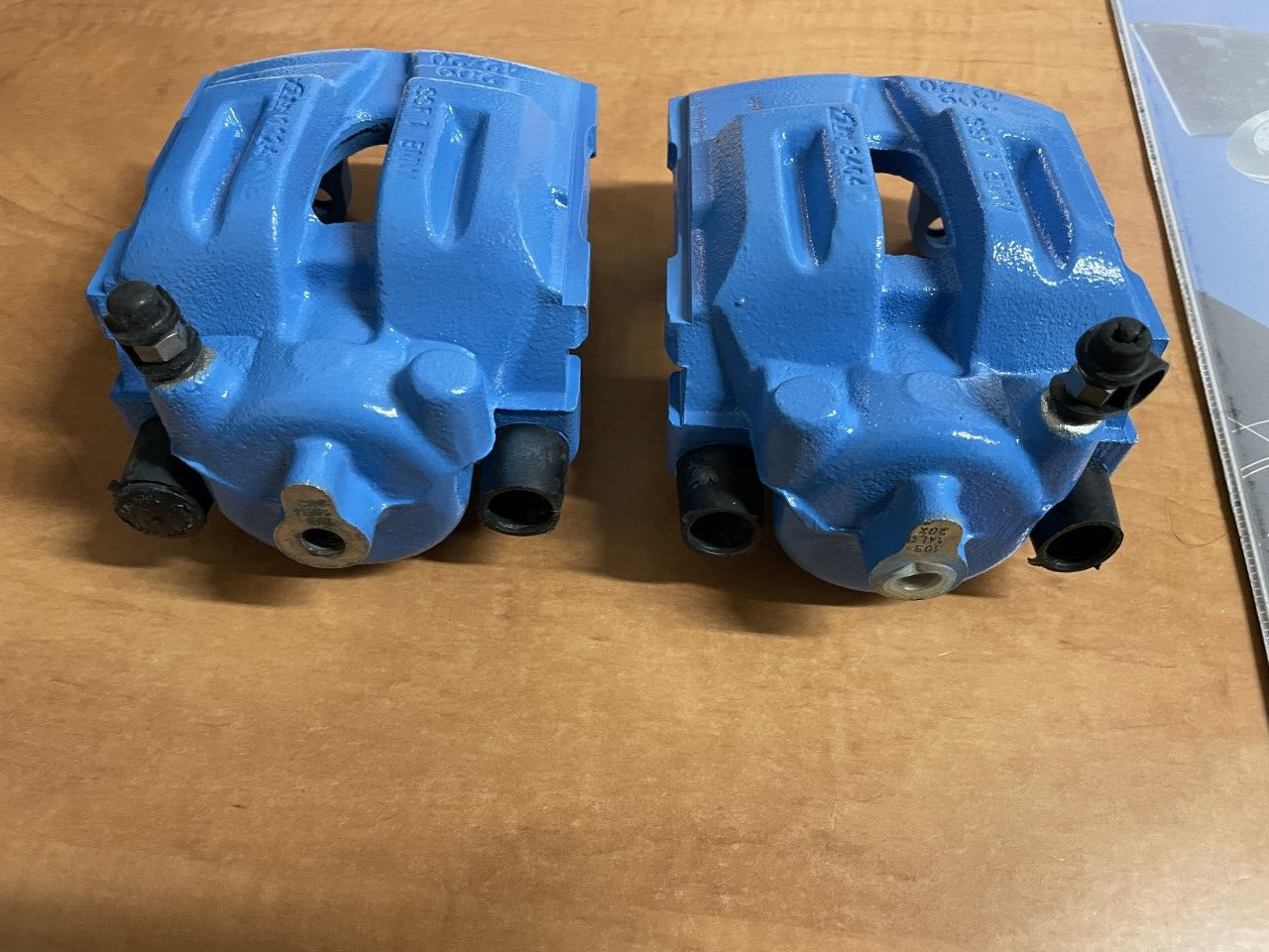 FOR BMW E81 E82 E87 E88 E90 E91 E92 E93 X1 BLUE REAR CALIPERS FOR 300MM DISCS