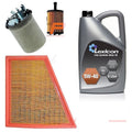 VW POLO 9N 1.4 TDI 01-05 OIL AIR FUEL FILTERS SERVICE KIT 5L FULLY SYNTHETIC OIL