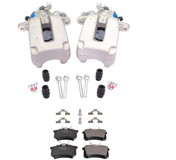 AUDI TT A3 S3 LEON CUPRA BORA 2 REAR BRAKE CALIPERS BRAKE PAD VENTED DISC