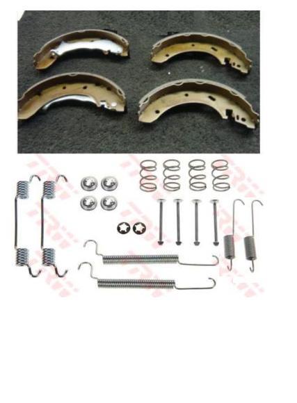 VAUXHALL CORSA CORSA C REAR BRAKE SHOES BRAKE SHOE FITTING KIT DRUMS ABS MODELS