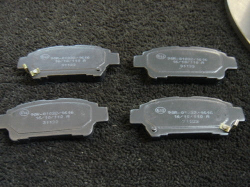 PREVIA VVTI D4D 2000-2003  REAR DISC BRAKE PADS 