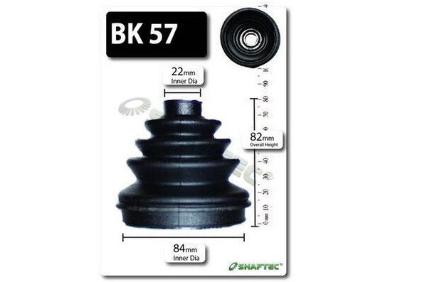 FOR AUDI 100 1.9 C3 (1983-1991)  FRONT INNER / OUTER CV JOINT BOOT KIT 