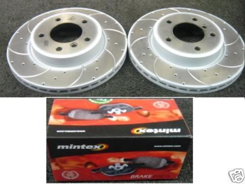 BMW 318 320 325 BREMBO DRILLED GROOVED BRAKE DISC PADS