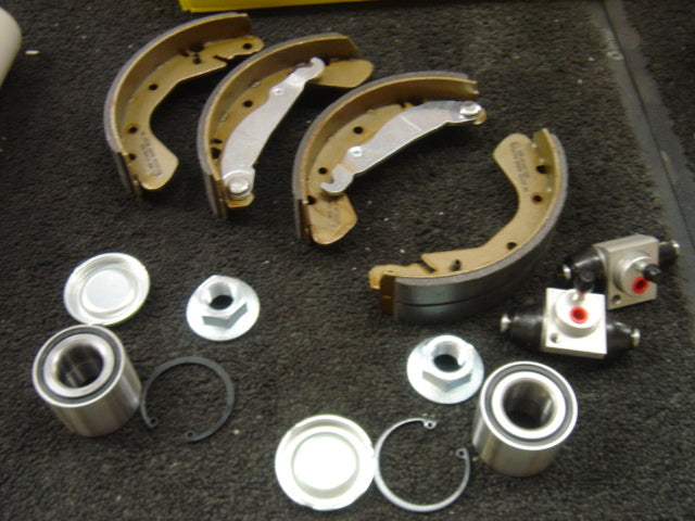 VAUXHALL CORSA C 1.0 1.2 1.4 1.3CDTi BRAKE SHOES WHEEL BEARING WHEEL CYLINDER