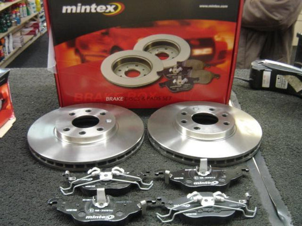 FOR FORD FOCUS 1998> BRAKE DISCS PADS MINTEX FRONT