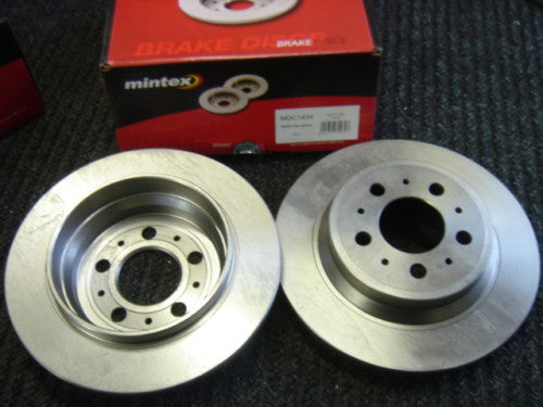 ROVER 75 MG ZT MINTEX REAR BRAKE DISCS REAR BRAKE PADS NEW