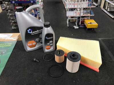 FORD GALAXY 1.8TDCI OIL AIR FUEL FILTER SUMP PLUG 6 LT 5W30 OIL SERVICE KIT