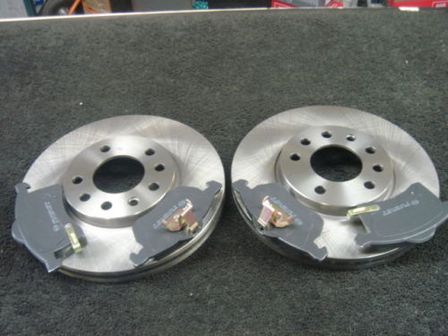  ASTRA MK4 1.4 1.6 1.8  FRONT BRAKE DISCS & PADS 5 STUD