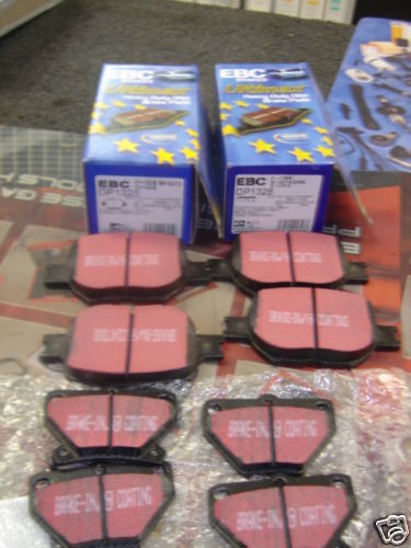 FOR TOYOTA CELICA VVTI ZZT231 ZZT230 EBC FRONT & REAR BRAKE PADS