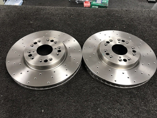 FOR LEXUS GS300 GS430 IS200 IS300 SC430 FRONT BRAKE DISCS DRILLED