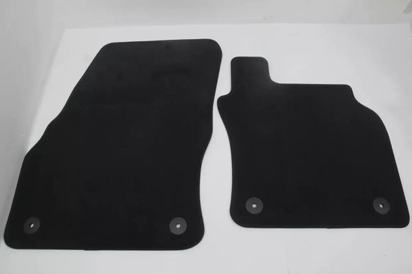 AUDI Q3 83A 2019 ON FRONT FLOOR CARPET MATS SOUL BLACK  Genuine 83C863691QA5