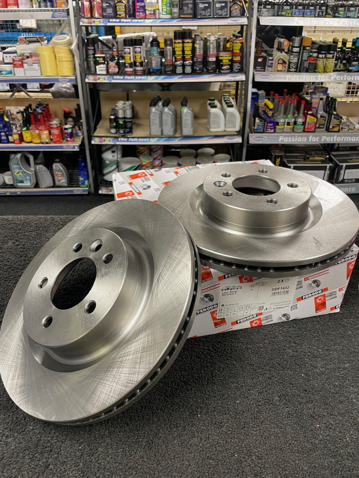 DISCOVERY Mk3 4.4 RANGE ROVER SPORT L320 FERODO BRAKE DISC FRONT 337