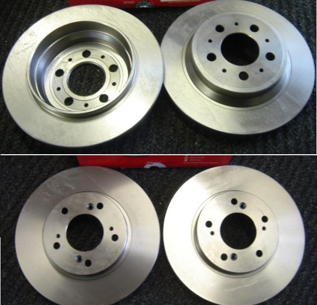 FORD EXPLORER 1997 - 2002 2 FRONT BRAKE DISCS 2 X REAR BRAKE DISCS