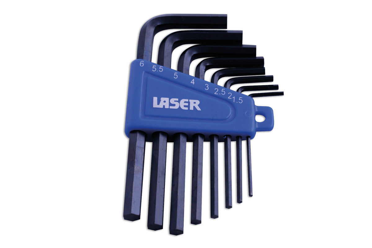 1 X 8 PIECE LASER TOOL HEX KEY SET-8 PCS