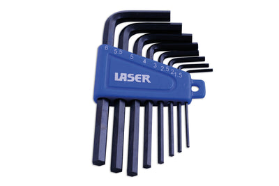 1 X 8 PIECE LASER TOOL HEX KEY SET-8 PCS