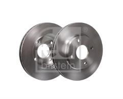 FOR FORD COURIER FIESTA FOCUS FUSION KA MAZDA 2 FRONT BRAKE DISC PAIR 258mm