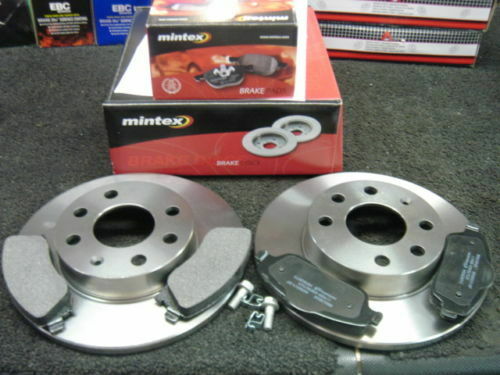 FOR OPEL/VAUXHALL MOKKA MOKKA X 2012> REAR BRAKE DISC SOLID 268MM & PAD SET