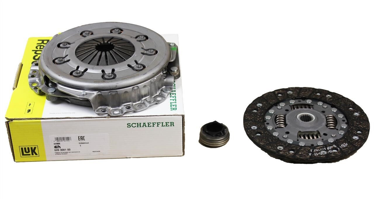 FOR CITROEN BERLINGO PEUGEOUT PARTNER 206  1.9 DIESEL LUK CLUTCH KIT  620308100