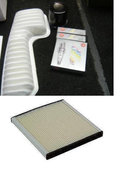 FOR LEXUS IS200 OIL FILTER AIR FILTER POLLEN FILTER  SPARK PLUGS SERVICE KIT