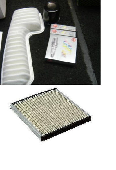 FOR LEXUS IS200 OIL FILTER AIR FILTER POLLEN FILTER  SPARK PLUGS SERVICE KIT