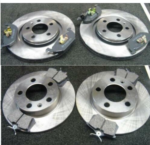 FOR IBIZA TDI CUPRA  160BHP FRONT & REAR BRAKE DISCS & PADS