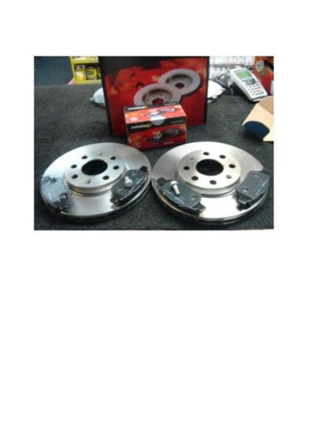  FOR FIAT GRANDE PUNTO MINTEX VENTED BRAKE DISCS MINTEX BRAKE PADS